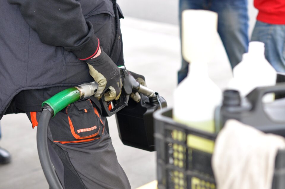 Gasoline canister refueling