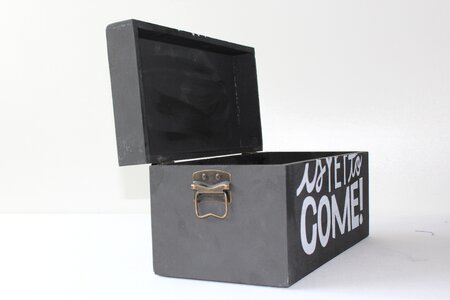 Open empty boxes