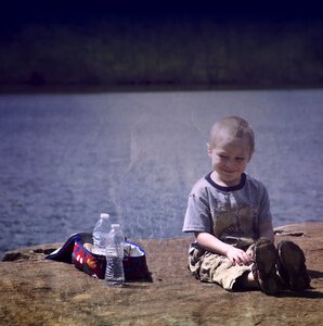 Outside lake bottled