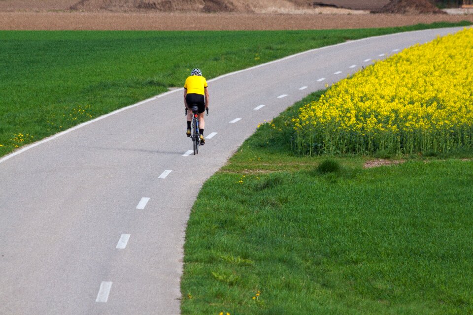 Oilseed rape agricultural operation yellow