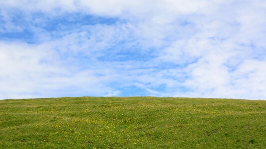 Nature blue landscape