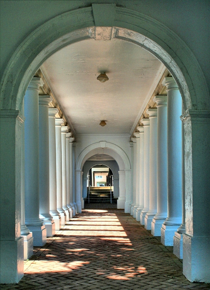 Perspective architecture building