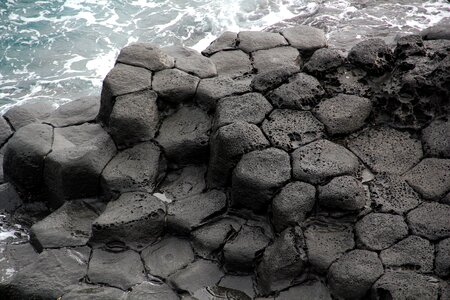 Rock formations volcano landmark