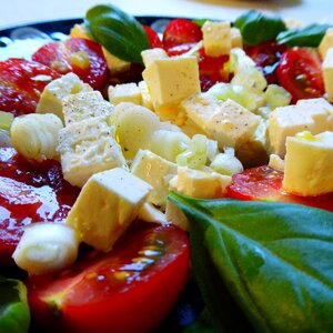 Feta cheese tomatoes fresh