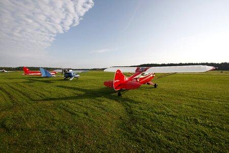 Take off aviation sky