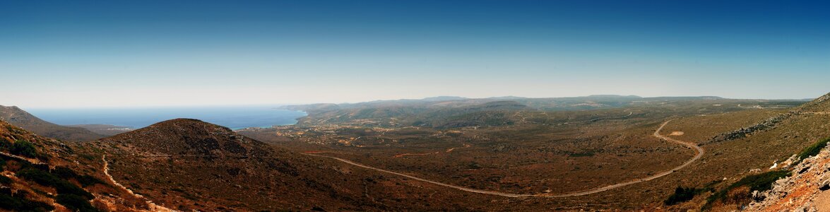 View barren dry photo