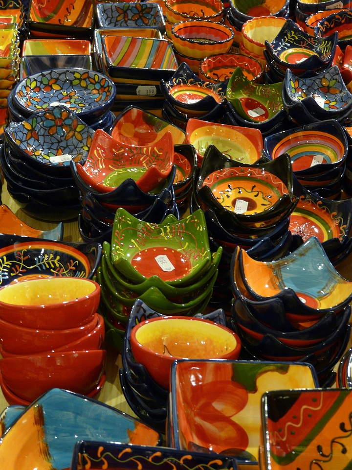 Colorful color painted