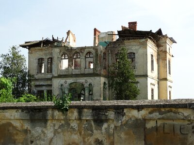 Old degraded ruin