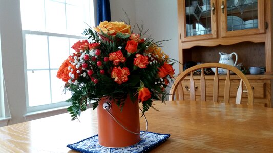 Dining table bouquet