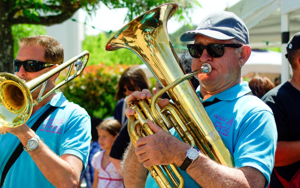 Trombone orchestra copper