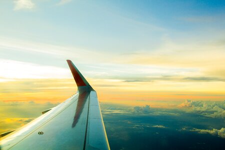 Fly plane sky