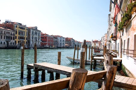 Venezia waterway old houses