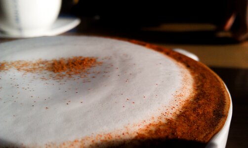 Cappuccino foam coffee