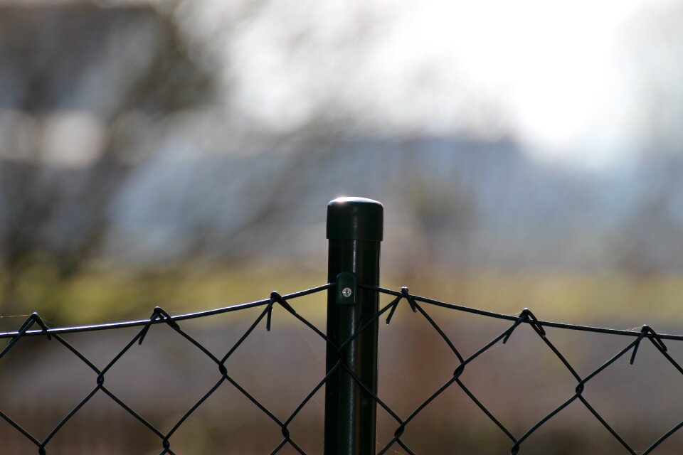Blocked garden fence braid