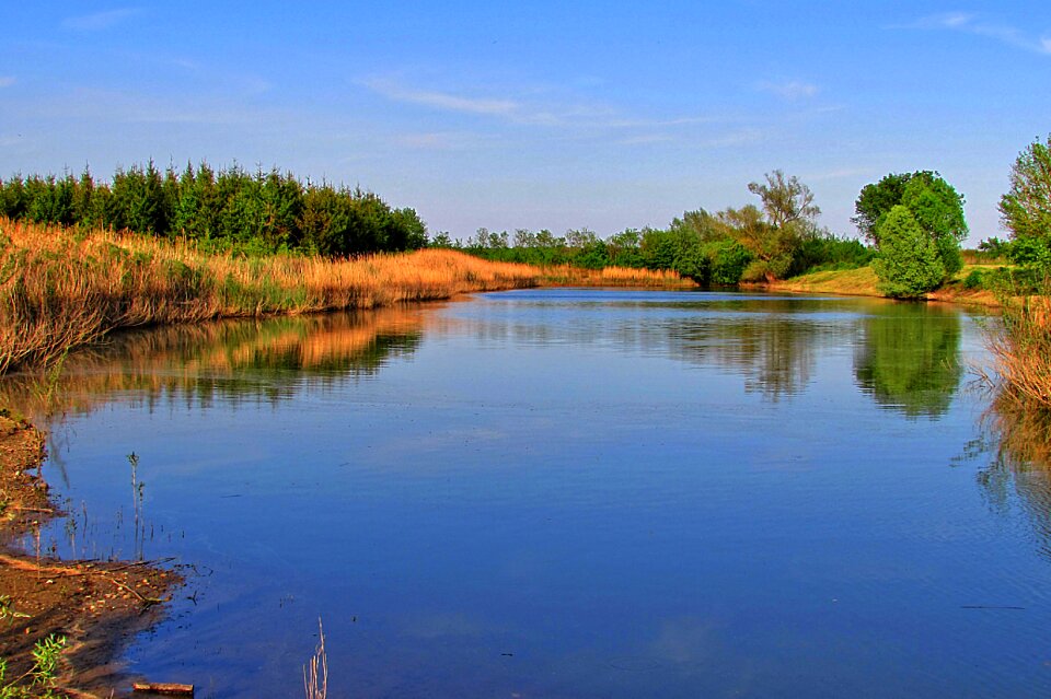 Landscape water hdr image
