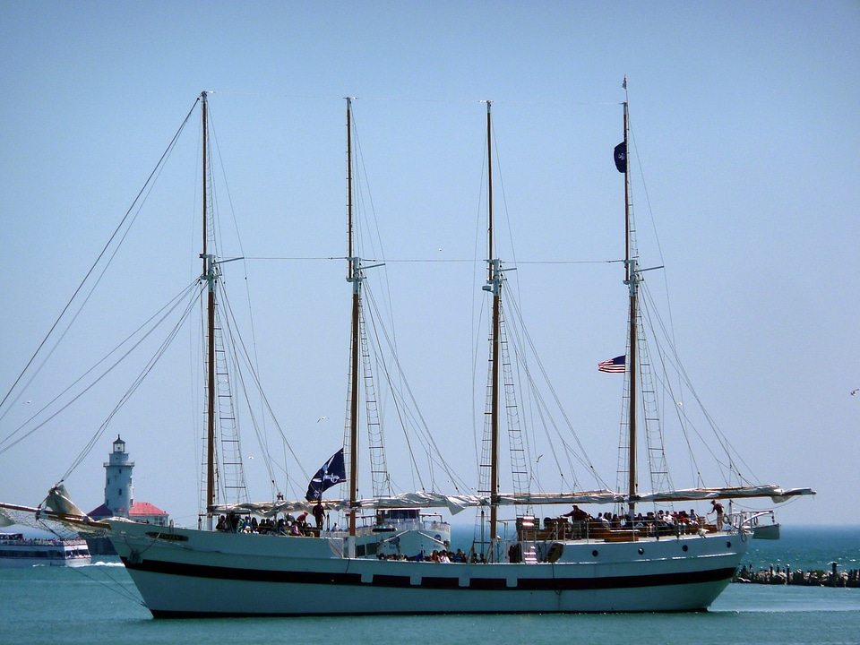 Sailboat vessel cruise