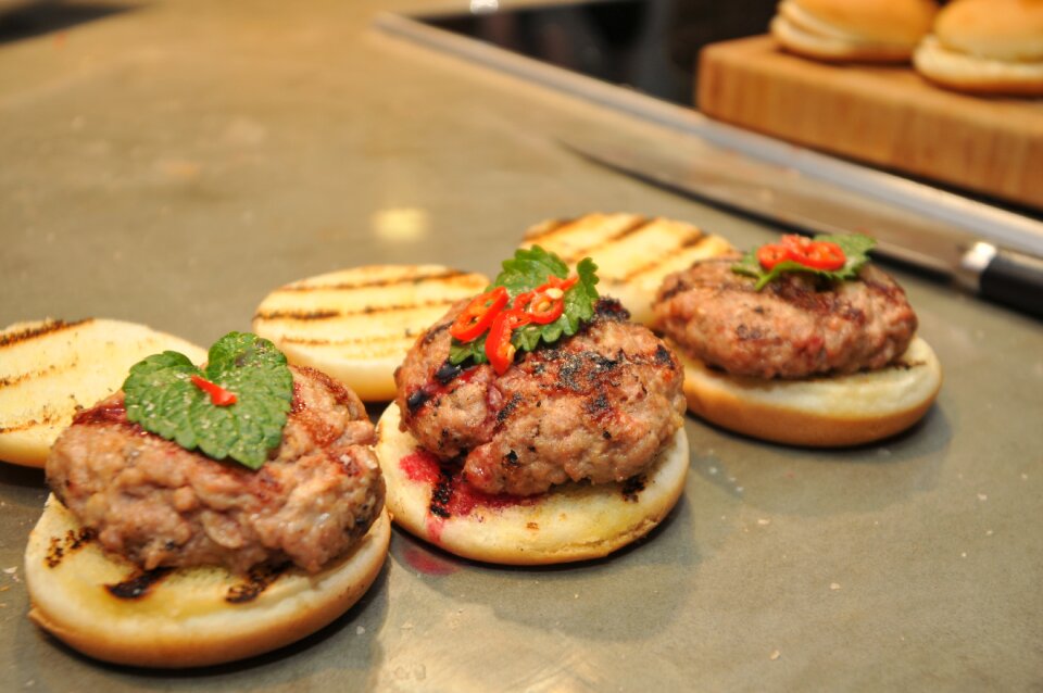 Hamburger mint food