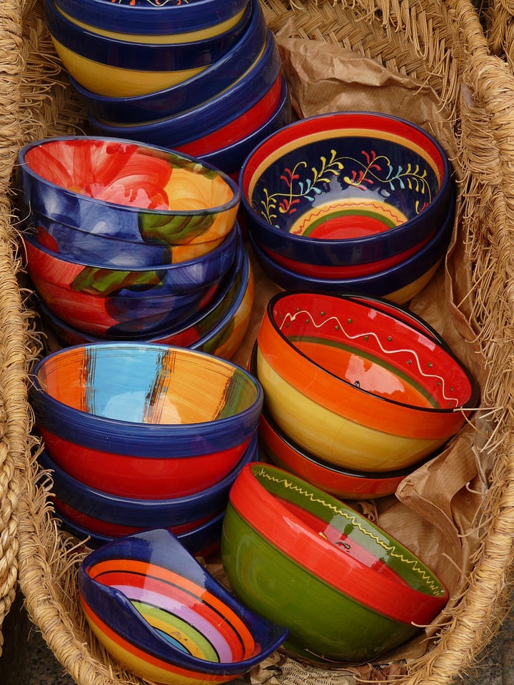 Colorful color painted