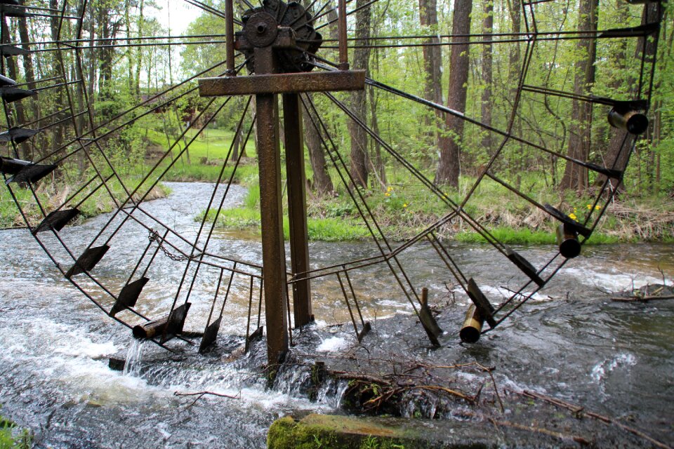 Windmill water mill wheel