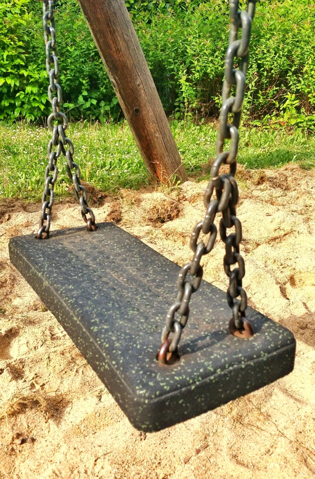 Swing device children chains swing