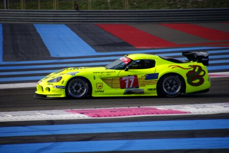 Automobile race sports car