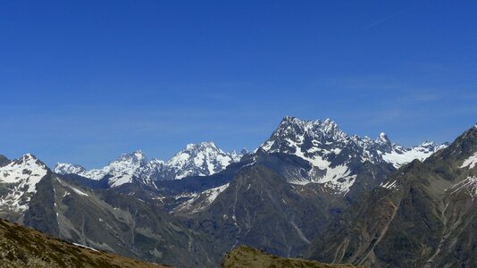 Mountain alps spring photo