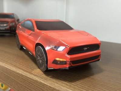 Murs teng car paper toy