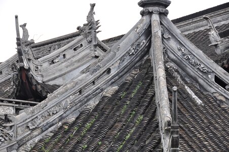 China historic center roof