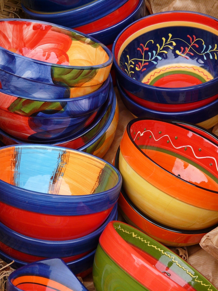 Colorful color painted