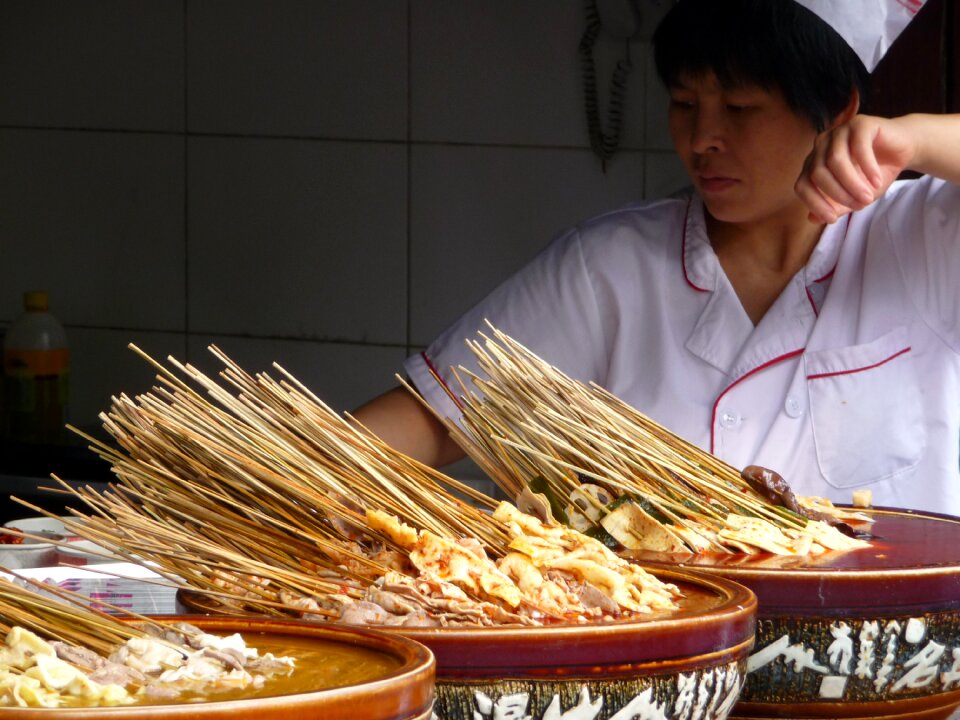 Eating culinary food