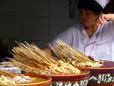 Eating culinary food