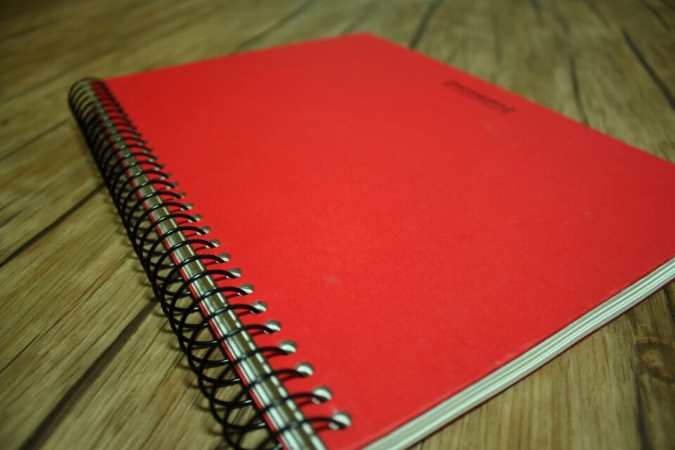 Notes red book photo