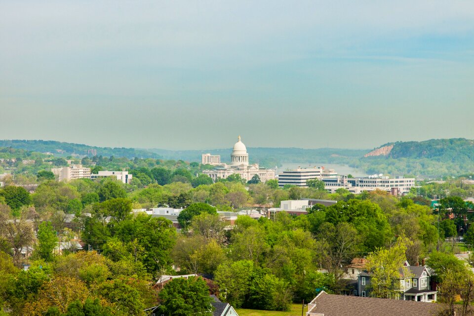 Capitol aerial river