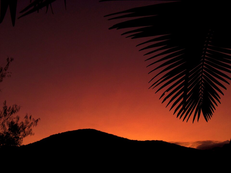 Sunset horizon nature