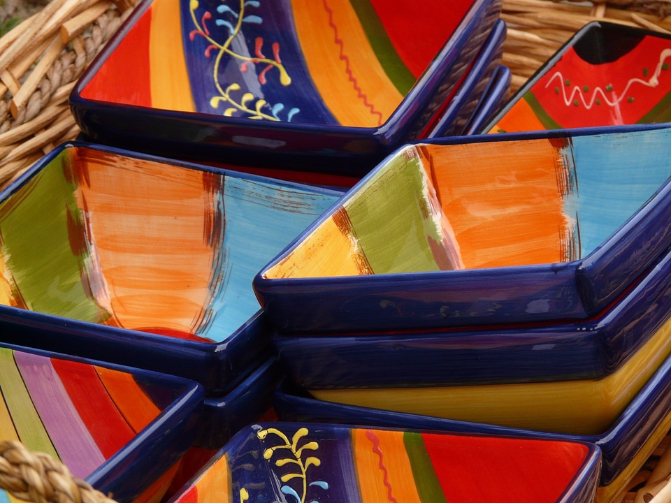 Colorful color painted