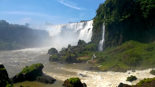 Rio waterfall forest