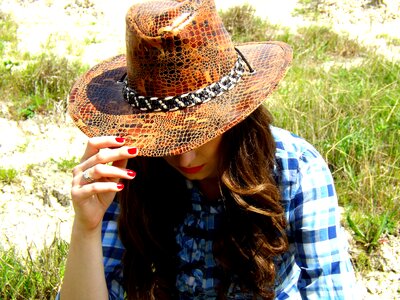 Wild west hats beauty photo