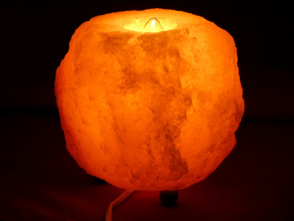 Kłodawa volcano electric light with salt