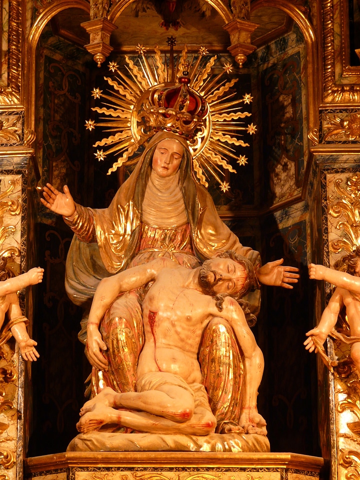 Gold light christ