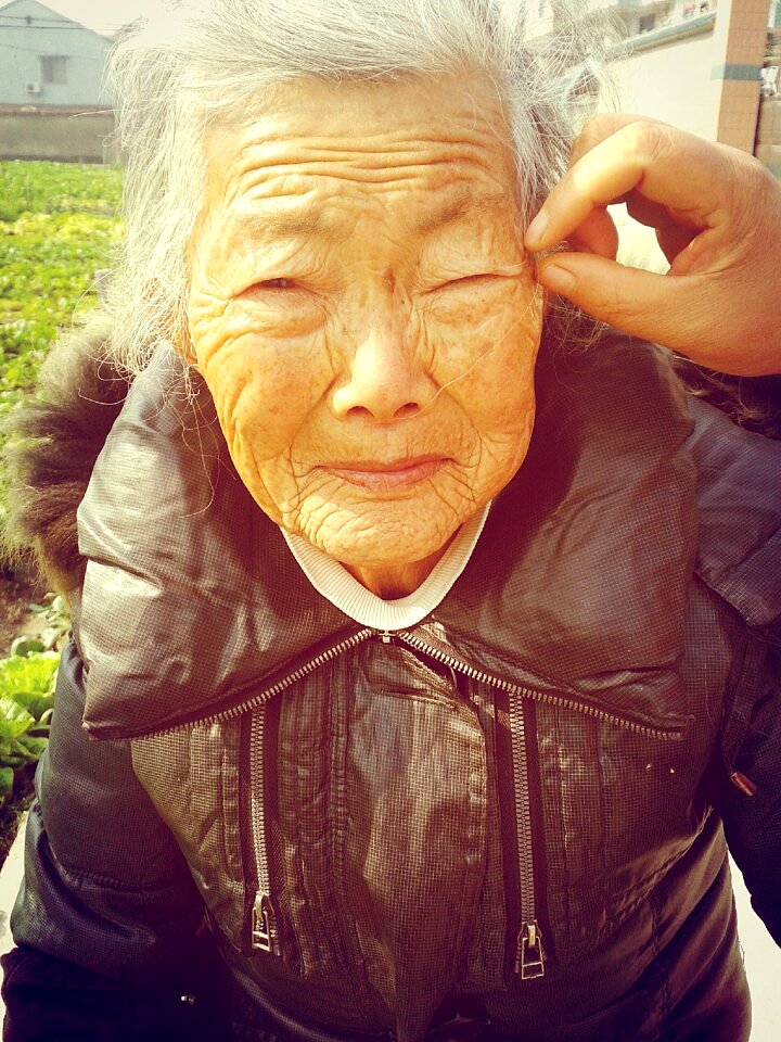 The old man character portrait