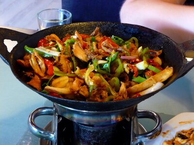 Eating culinary food