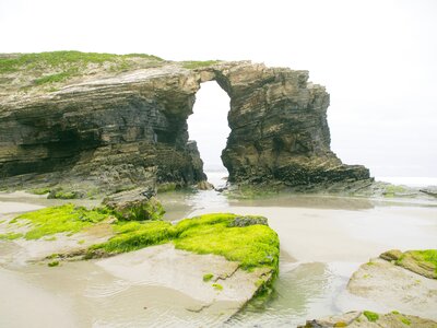 Arc cathedrals beach ribadeo photo