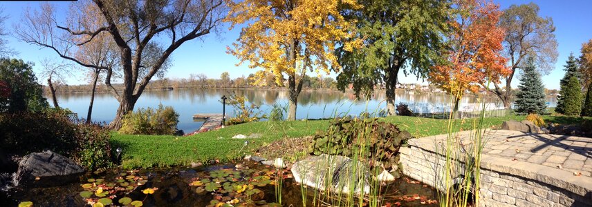 River fall landscape photo