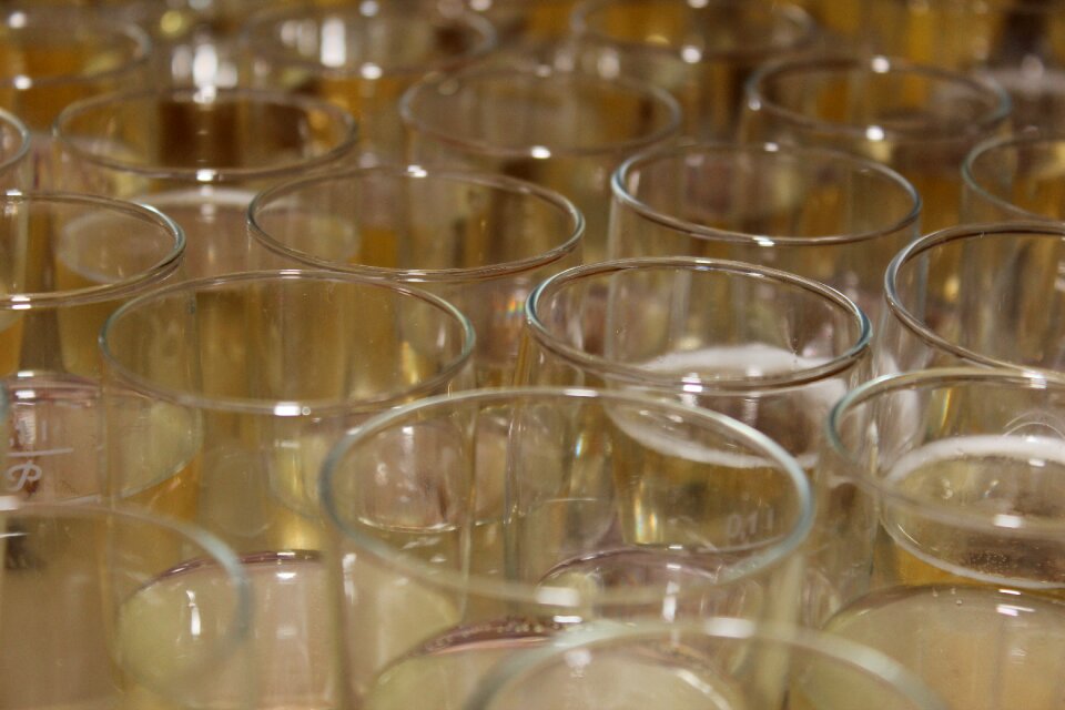 Champagne glasses glass