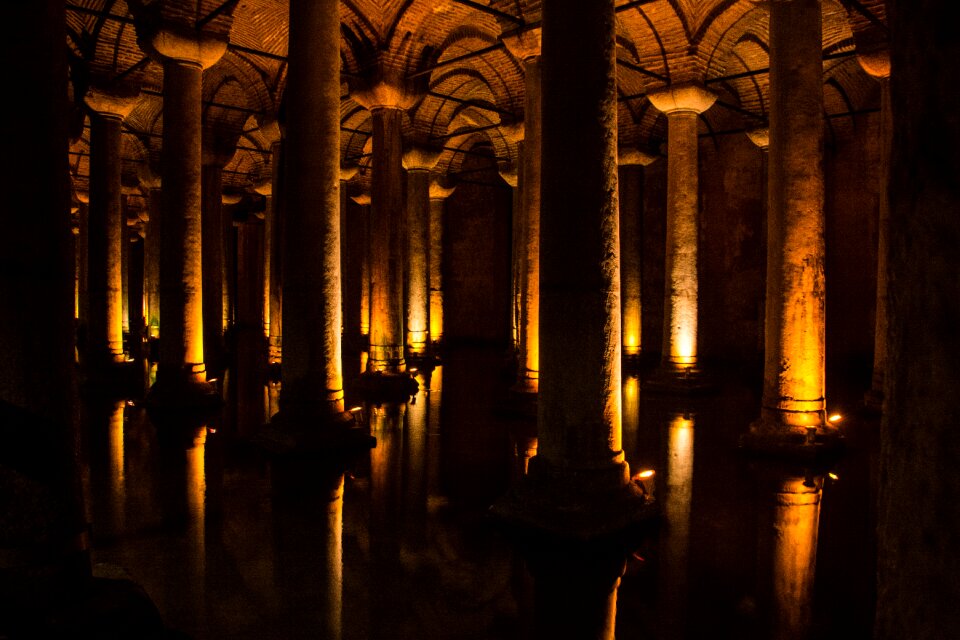 Architecture sunken palace byzantium