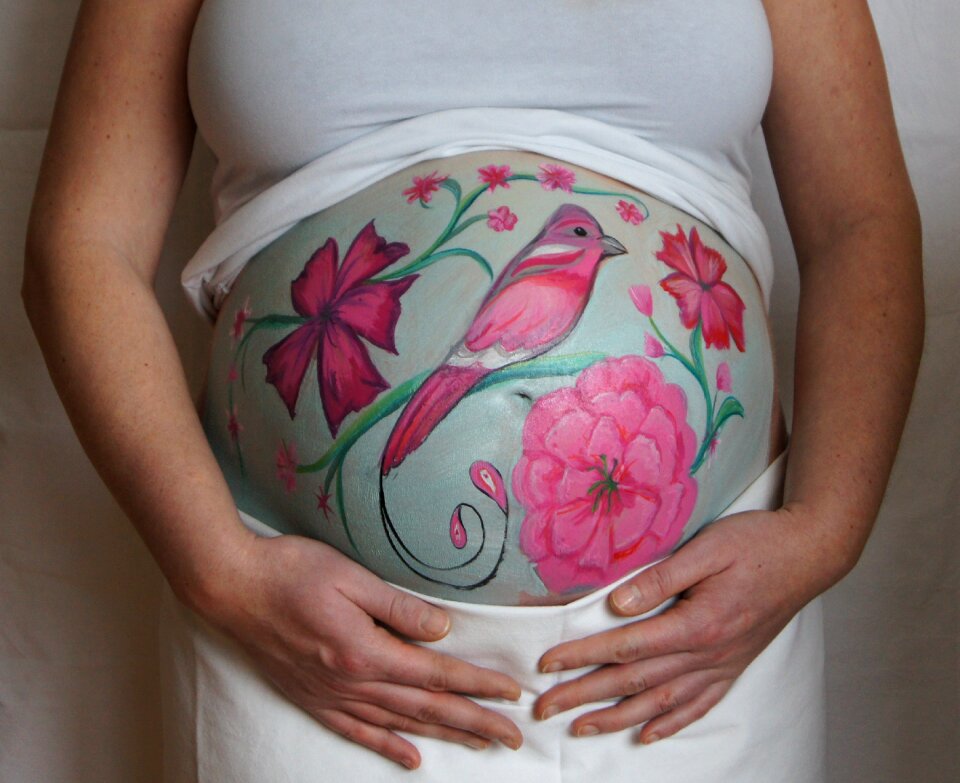 Bellypaint belly painting pregnant