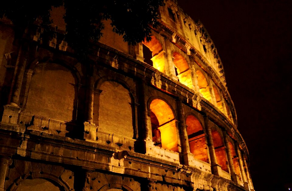 The amphitheater rome city roman