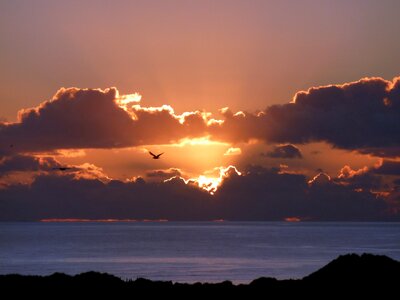 Dramatic view evening