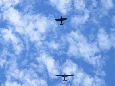 Glider sky freedom