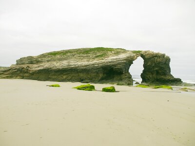 Rock cathedrals beach ribadeo photo